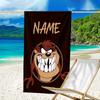 1pc Taz1 Beach Towel with Custom Name, Beach/Swimming/Bath/Picnic/Camping Towel, Suitable for Seaside Beaches