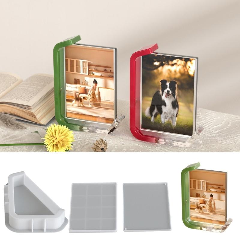 Multifuntional Silicone Moulds Reusable Picture Frames Moulds Silicone Frame Molds Resin Art Molds Suitable for Crafting