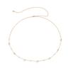 Accessories, Sexy Rhinestone Thin Chain Waist Chain Women, Simple Beach Bikini Bead Body Chain