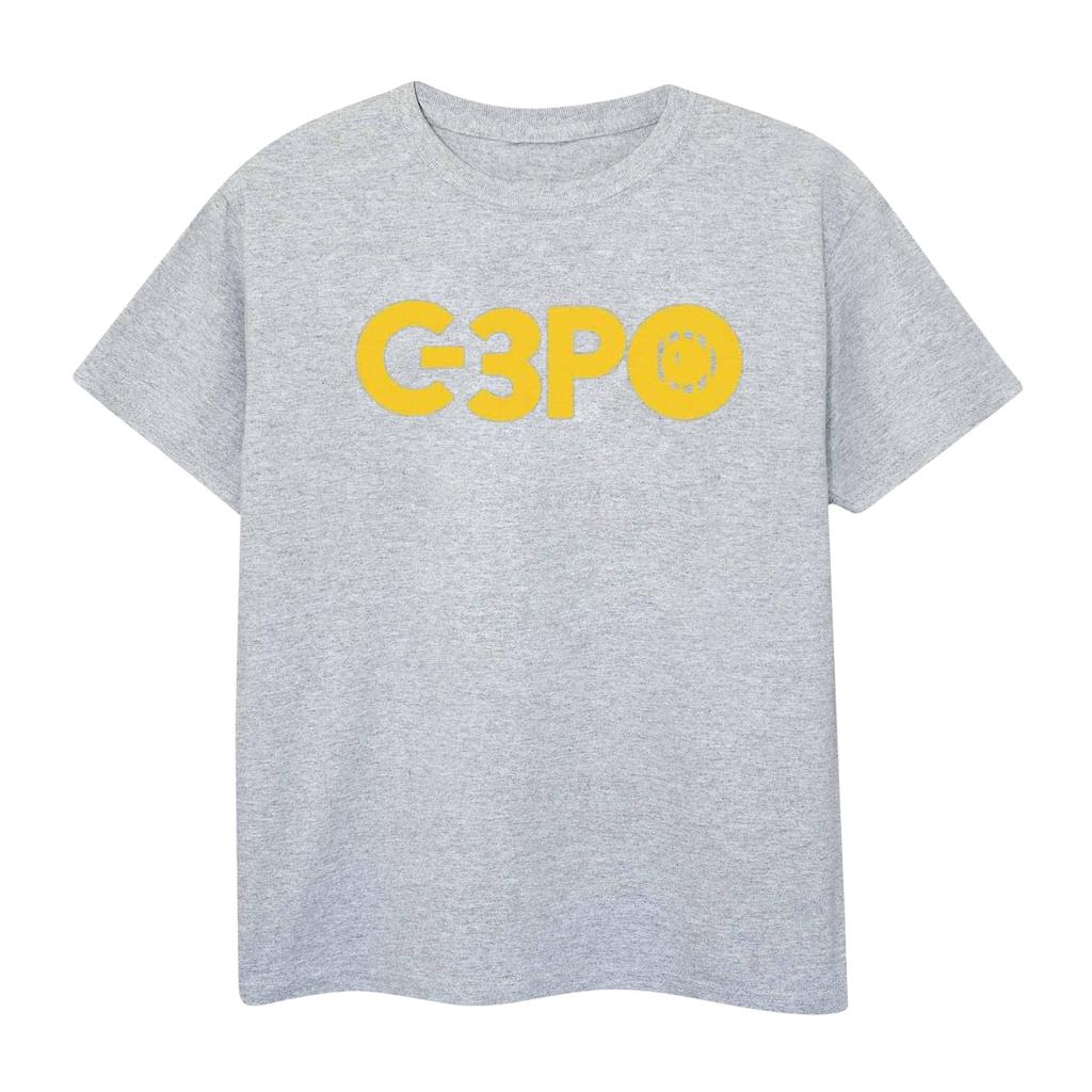 STAR WARS Herren T-Shirt mit dem Textlogo „Der Aufstieg Skywalkers C-3PO“