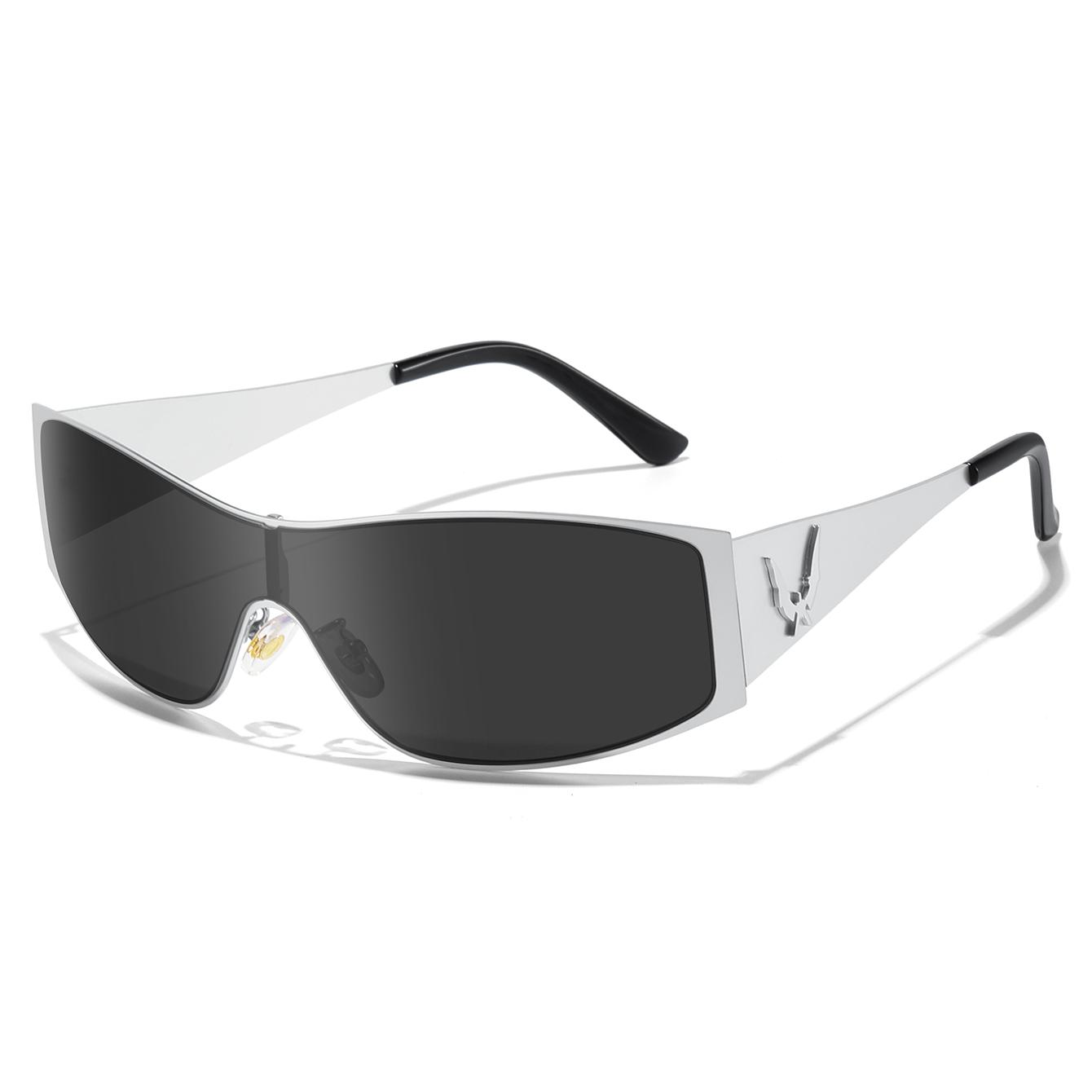 

Fashion Fishing Sunglasses Men and WomenMetal Vintage Retro Glasses Fashionable Eyewear Oversized Hiking Goggles UV400