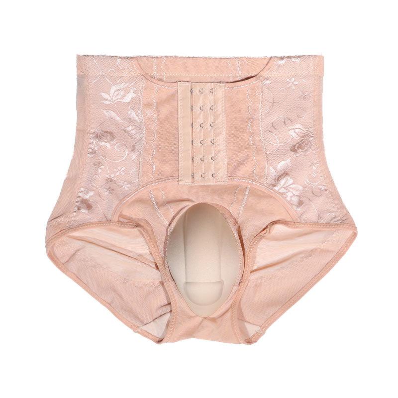 Hoge taille buik herenondergoed drie rijen zes knopen D driedimensionale U-vormige zak heupliftend shapewear sexy slipjes