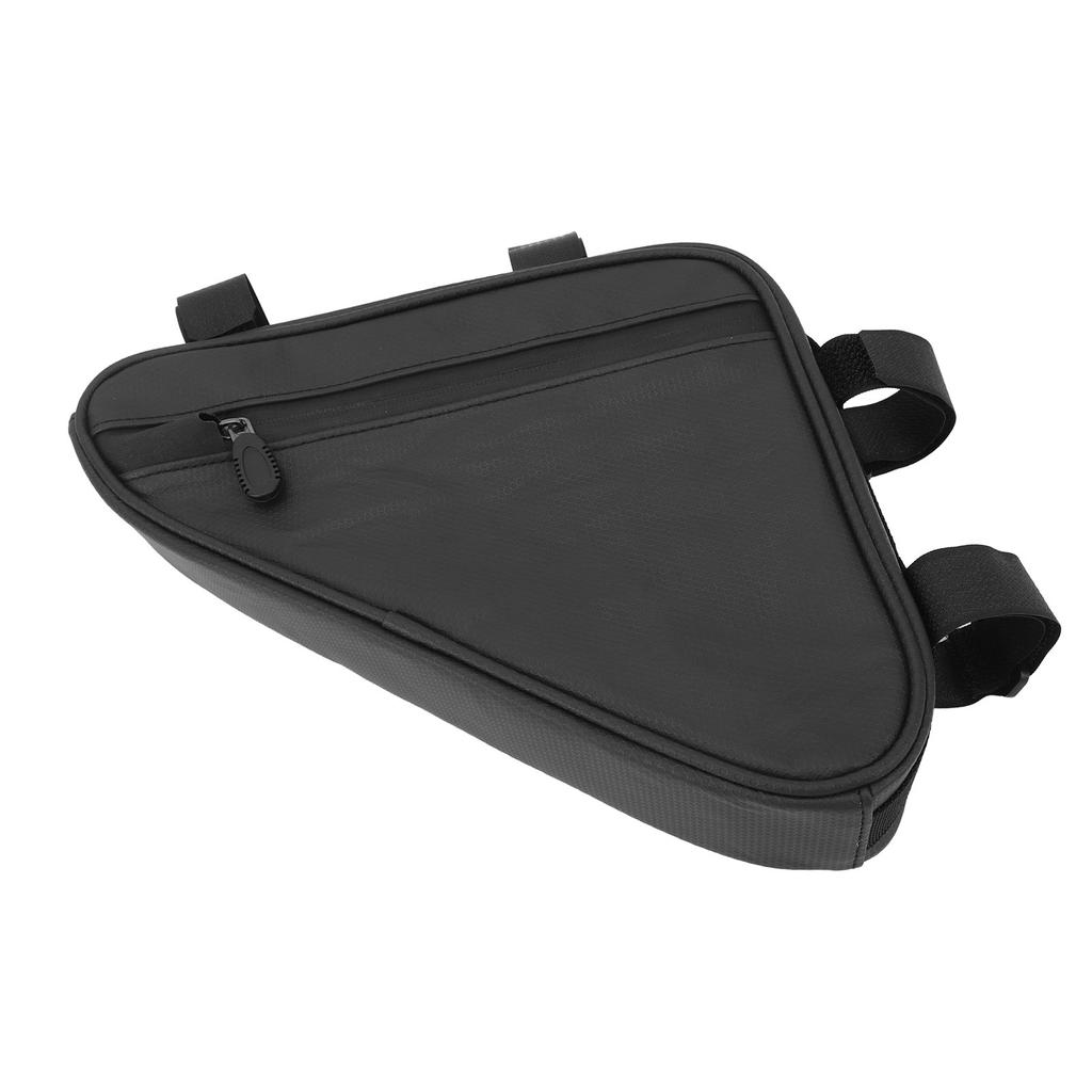 Bike Triangle Bag Waterproof Zipper Reflective Design Bicycle Frame Storage Pouch Bag For Mountain