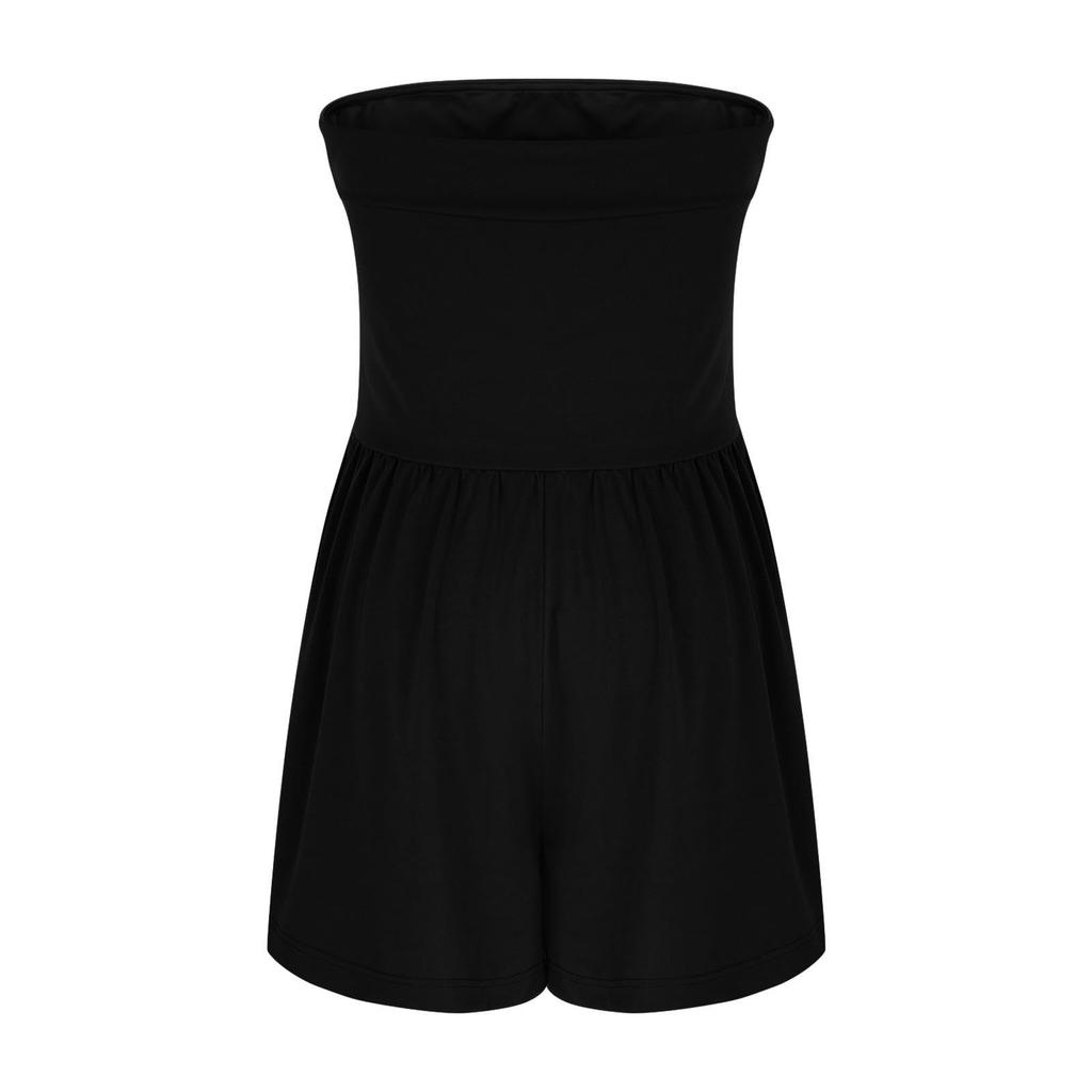 Women's Bubble Skirt Ruffle Hem Pleated Short Skirt High Waist PuffyStreetwear A-Line Flared Skirt