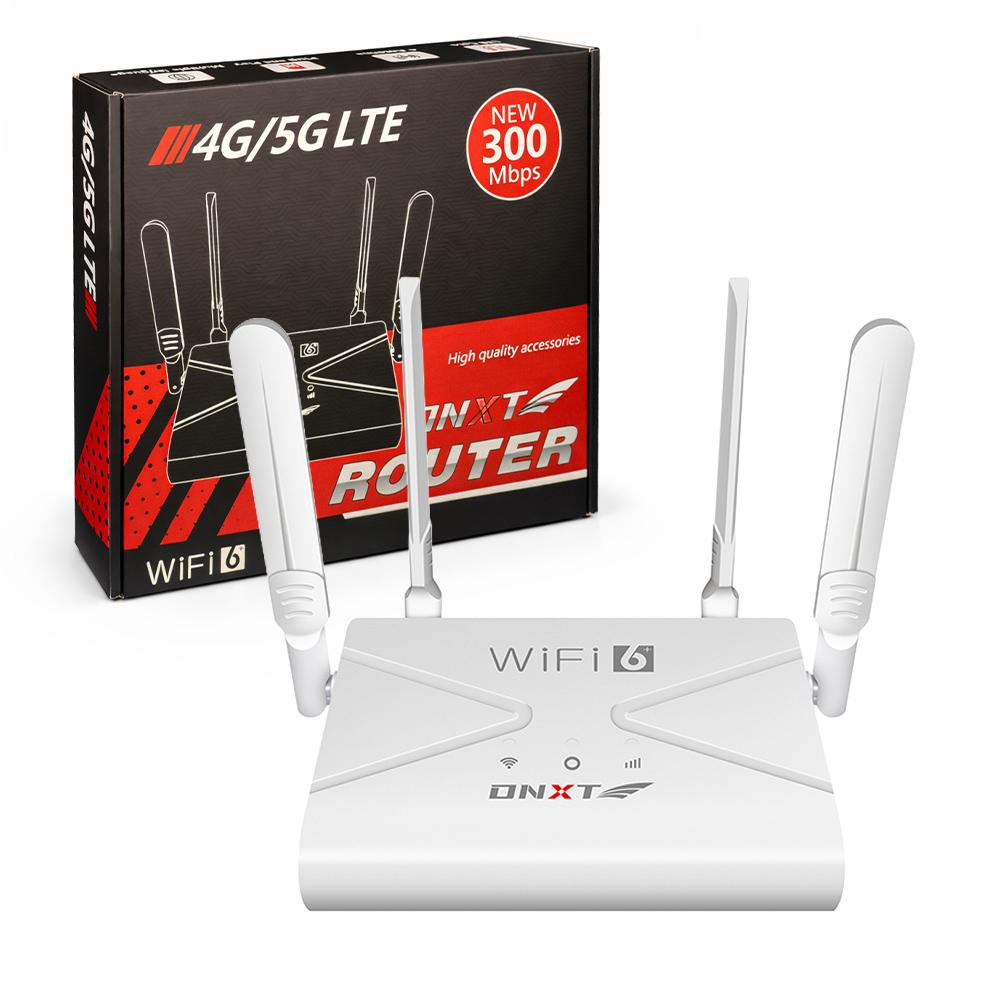 DNXT Rooters Wifi Use Sim Card WiFi6 High Speed Wifi Router WAN/LAN Cat4 Wifi Router Sim AP Mode Routeur a Power Bank Work Use
