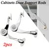 2pcs Adjustable Cabinets Modern Door Support Rods Flipped Up At Will S-shape Air Support Hardware Tools Furniture Accessories