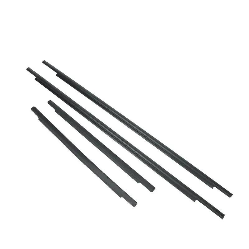 4PCS Car Door Window Glass Window Seal Moulding Trim for Toyota FJ Cruiser 2007-2014