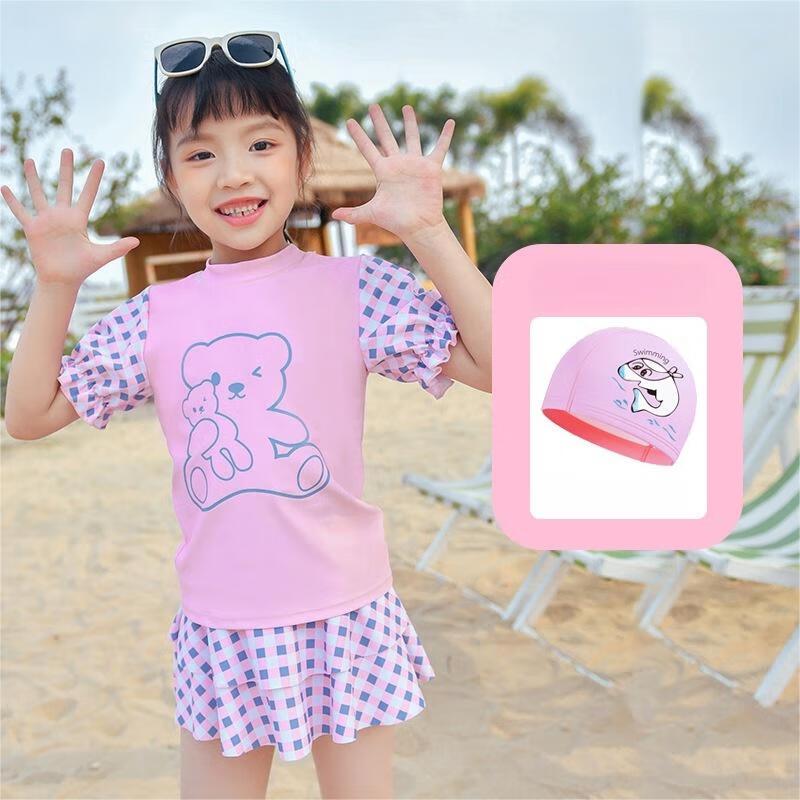 Детский двухкомпонентный купальник-принцесса для девочек