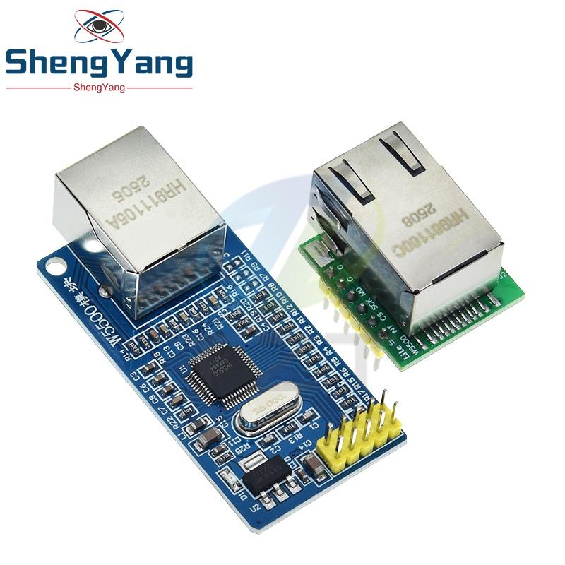 TZT 1/2/5pcs Smart Electronics USR-ES1 W5500 New SPI to LAN / Ethernet Converter TCP/IP Model