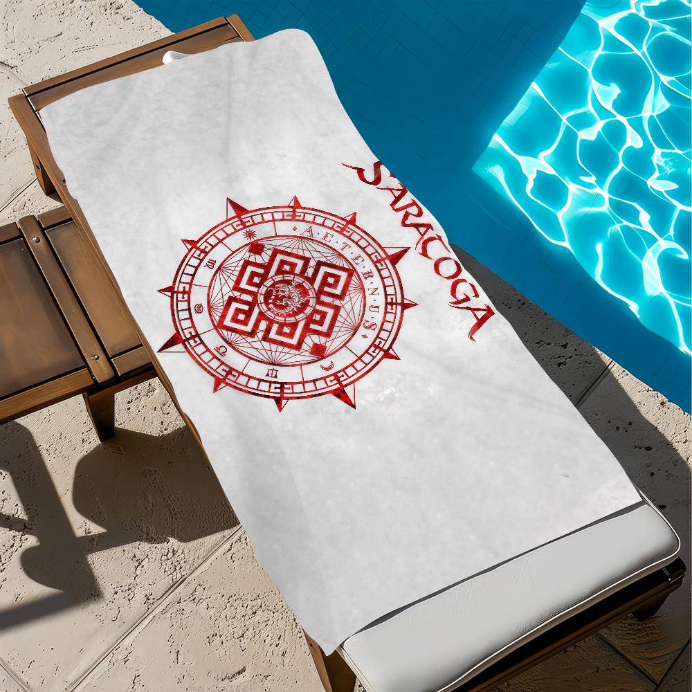 

Towel Beach Bath Quick-Drying Albums Lightweight Portable Sauna Camping Band Swim Pool S-Saratoga Travel W30*H60(CM)