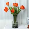 Big branch moisturizing thick multi-layer tulip, home living room decoration simulation flower, fake flower