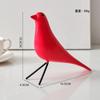 Ornamento Artistico Regalo Stile Nordico Statuetta Uccello in Resina Fatta a Mano Decorazione Moderna Minimalista per Soggiorno Camera da Letto Ufficio Decorazione per la Casa