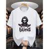 European Sizes Men's Skateboarding T-Shirt with Skull & Skateboarder Graphics - Streetwear Style Short Sleeve Round Neck Tee