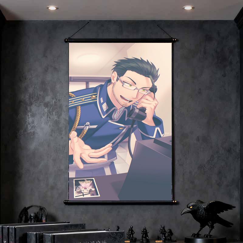 Fullmetal Alchemist Olivia Military Team Large Self-Adhesive Canvas Print