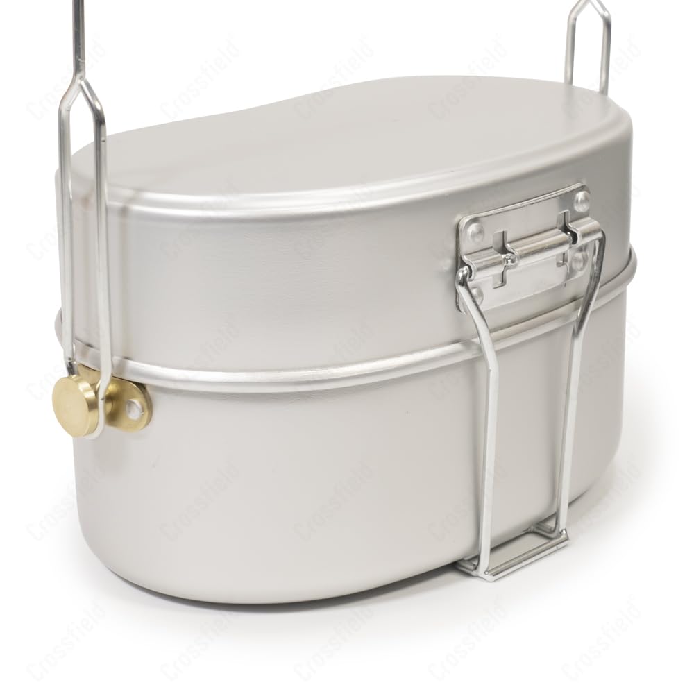 Crossfield Combat Meal Cup 2 Type New Lot Edition Camping Solo Camp Military Style Meal Cooker 2 Cups Bonfire Cooker Mestin Steam Cooking Simultane