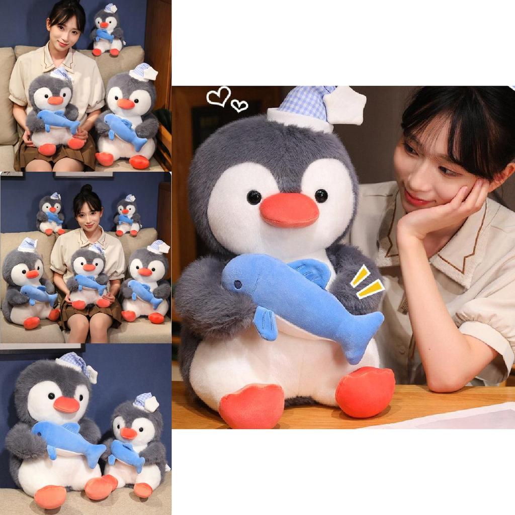 Adorable Penguin Plush Toy Soft Ocean Animal Cuddly Doll For Children And Kids