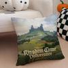K-Kingdom Come D-Deliverance 2 Cushion Cover Linen Pillow Case Soft Breathable Protective Couch Room Decoration