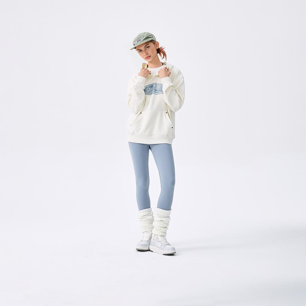 MLB Monogram Vintage Sports Casual Printed Fashion Simple Loose Comfortable Long Sleeve Hoodie Unisex Hoodies Cream 3AHDM0551-50CRS
