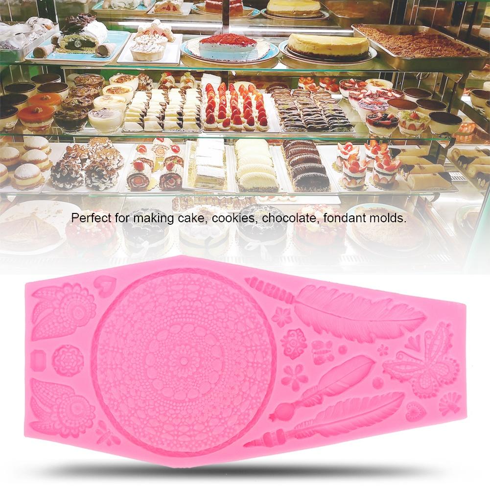 Texture Silicone Mold Cake Fondant   Chocolate Mould Decorating Baking Tool
