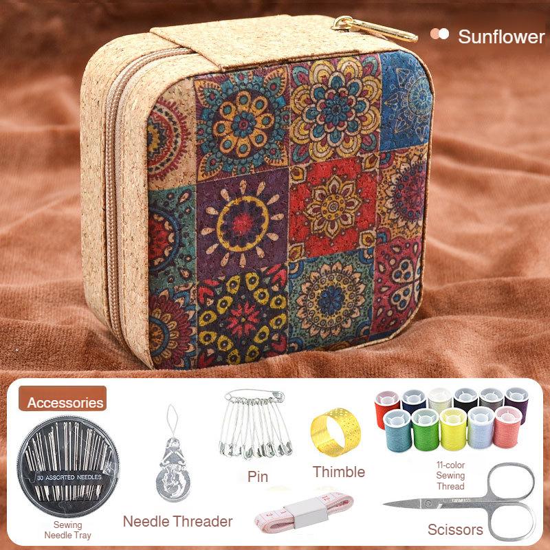 

Retro Sewing Kit, Portable Multi-Functional Sewing Tool For Home Use, Sewing, And Hand Sewing For Students.