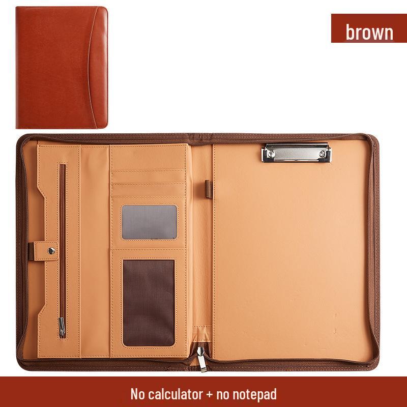 Customizable A4 Zipper Ring Binder Folder for Business and Office Use