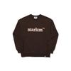 MARKM Basic Logo Crewneck Sweatshirt Brown (Mhibi8788)