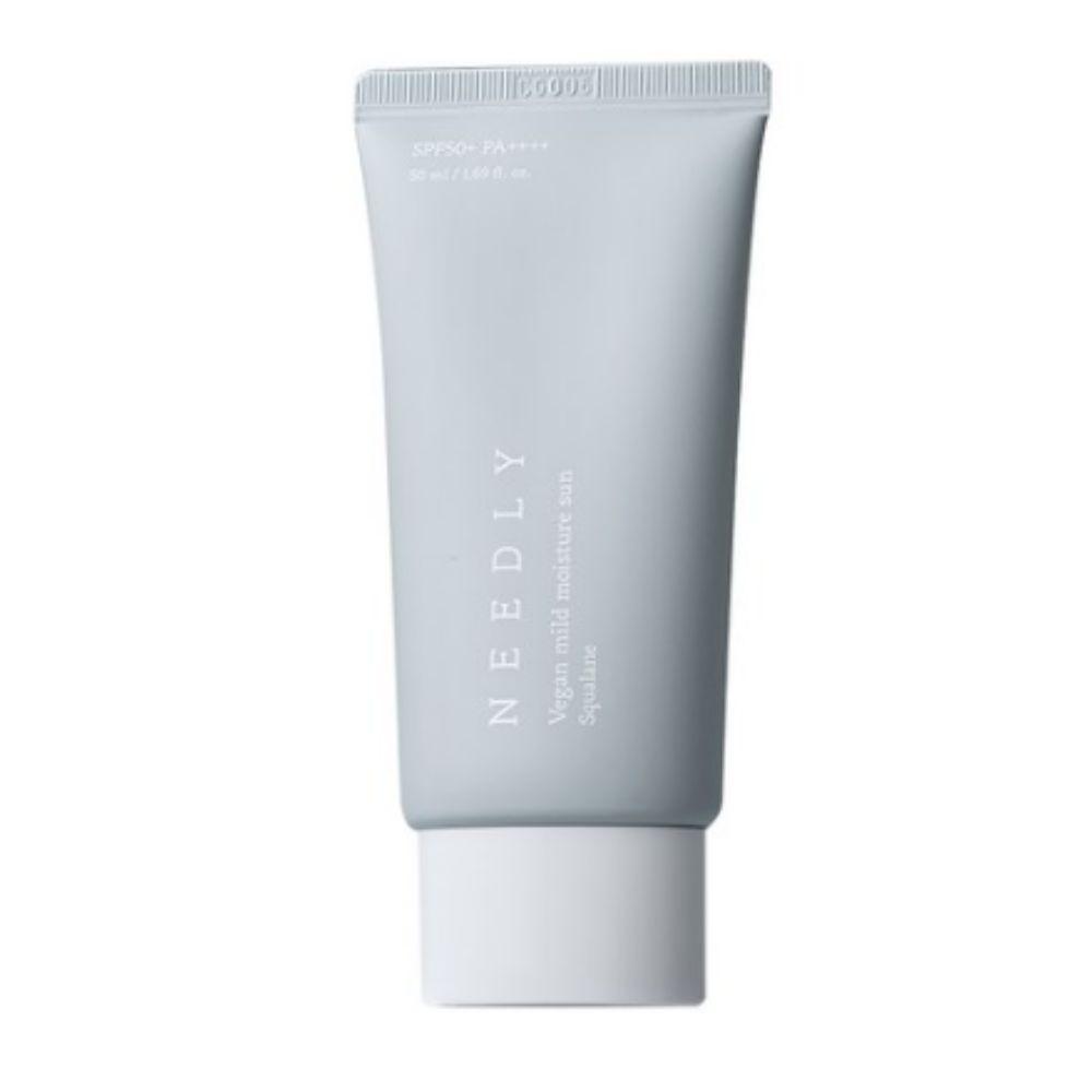 Needly Mild Moisture Sunscreen 50ml (1 Pack) - SPF50+ PA++++ Hydrating Daily Sun Cream