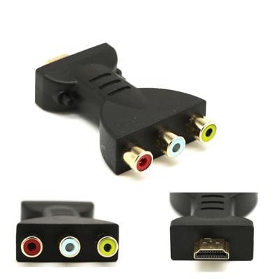 Hdmi-compatible To RCA Converter AV/RGB/RC Video Box HD Converter Adapter