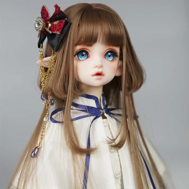 1/6 High Quality Doll Wigs For BJD Dolls Short/Long Hair High Temperature Fiber Long Curly Jellyfish Bobo Wigs Hair  Accessories