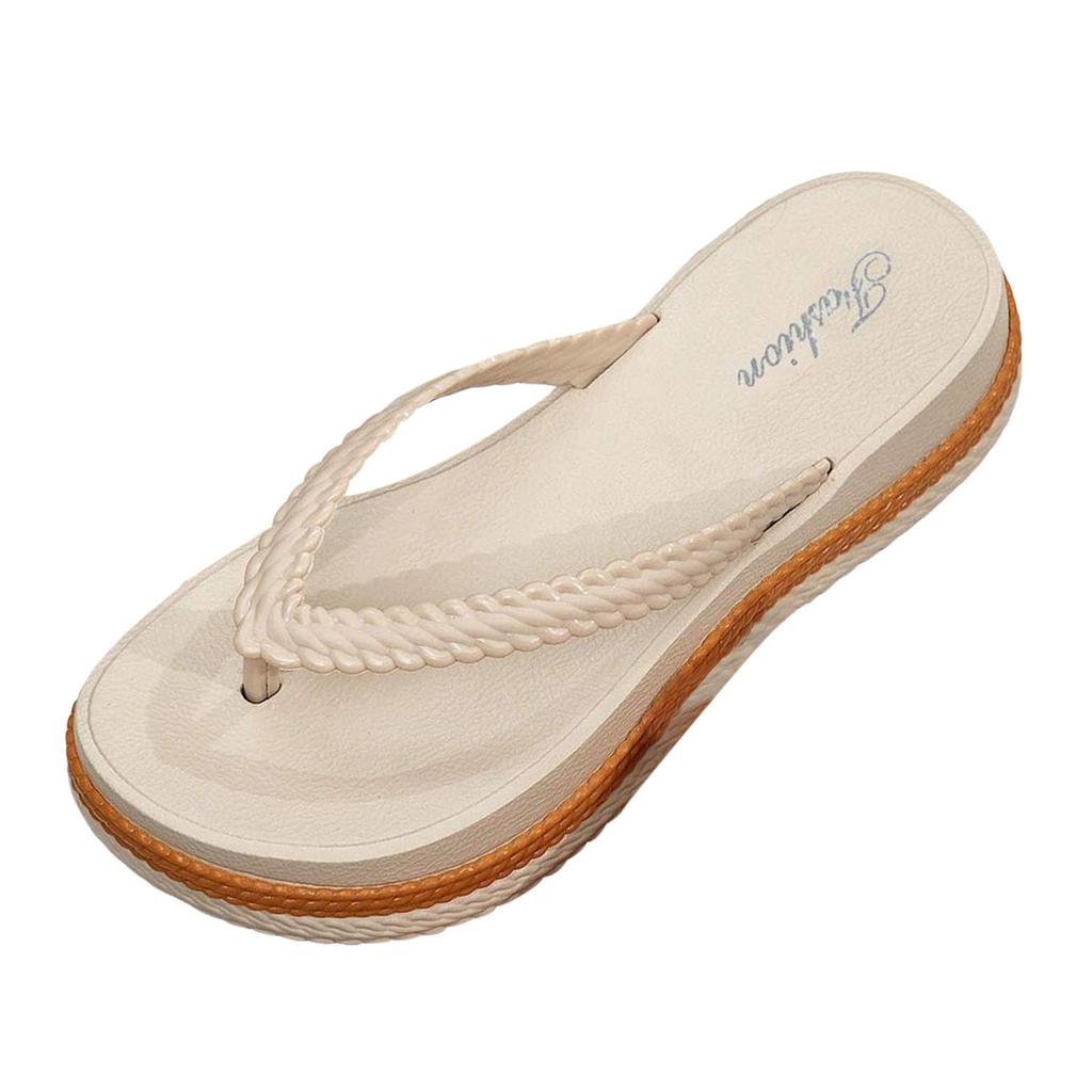 Women's Wedge Sandals Platform Flip Flops Popular Among Girls Bohemian Shoes Beach Flip Flop Socks for Women Five Toe Socks