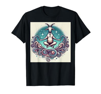 Ziegen-Yoga-Spielzeug, Ziegen-Plüschtier, Ziegen-Yoga-Party-Spiel T-Shirt