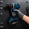 High-Power Dual-Speed Brushless Lithium Battery Electric Drill for Metal Drilling