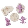 Funny Clown Shaped Silicone Mold Fondant Mould Baking DIY Supplies Nonstick
