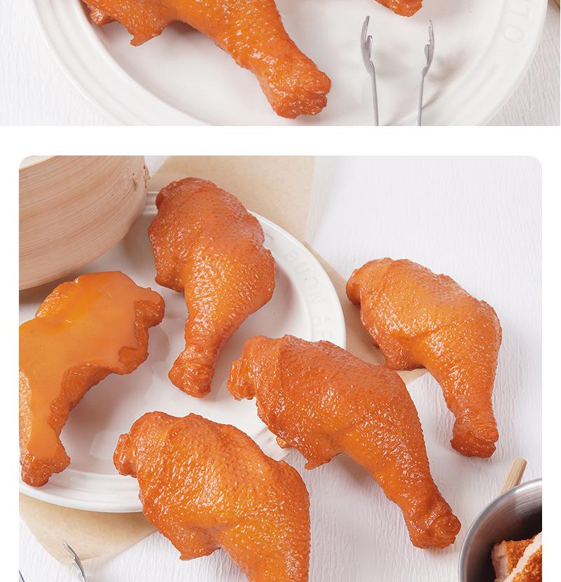 Simulated Braised Chicken Leg and Duck Leg Props for Photography and Decoration