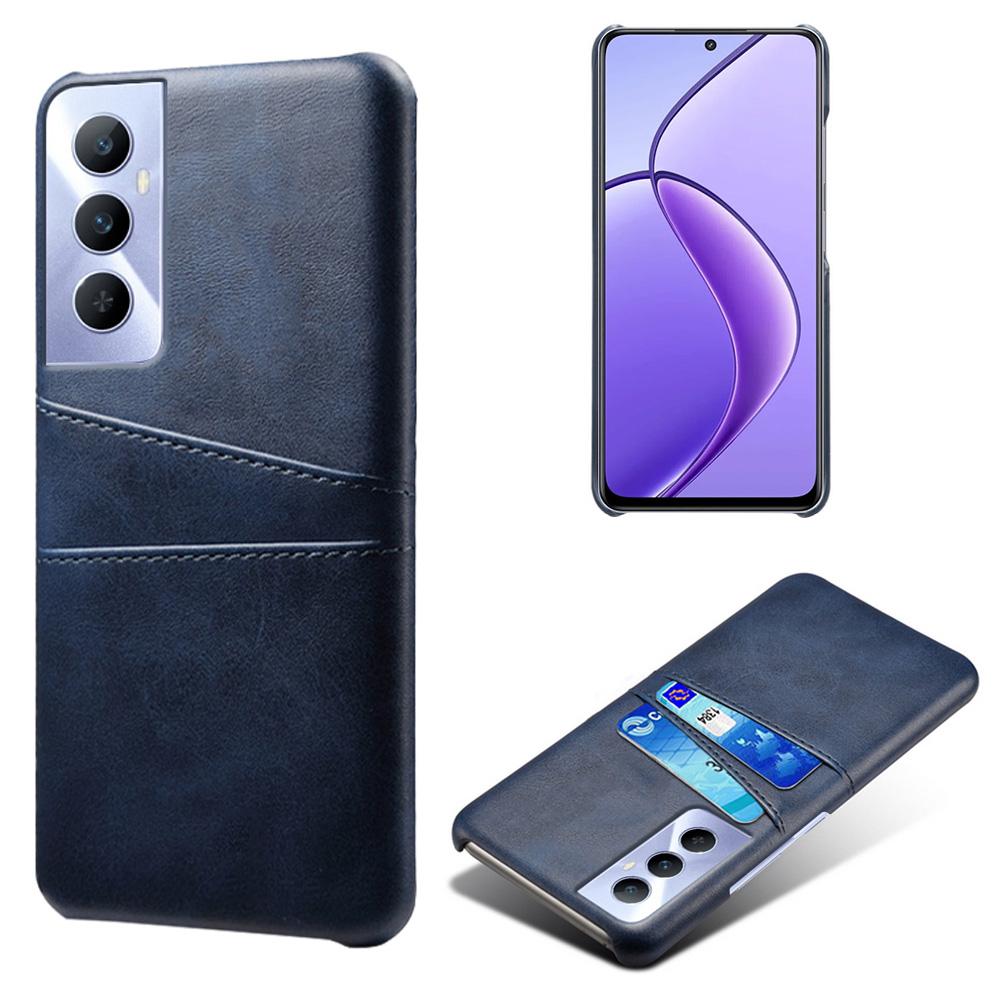 For Realme C65 4G Case Dual Card Slots PU Leather+PC Hard Phone Cover