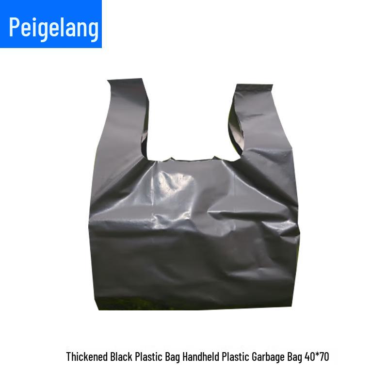Heavy-Duty Black Plastic Garbage Bags