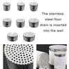 Zewnętrzny Ociekacz Wodny Stalowa Osłona Powierzchnie Wentylowane Mała Instalacja Odpływ Podłogowy Bariera dla Zwierząt dla Rur Odpływowych