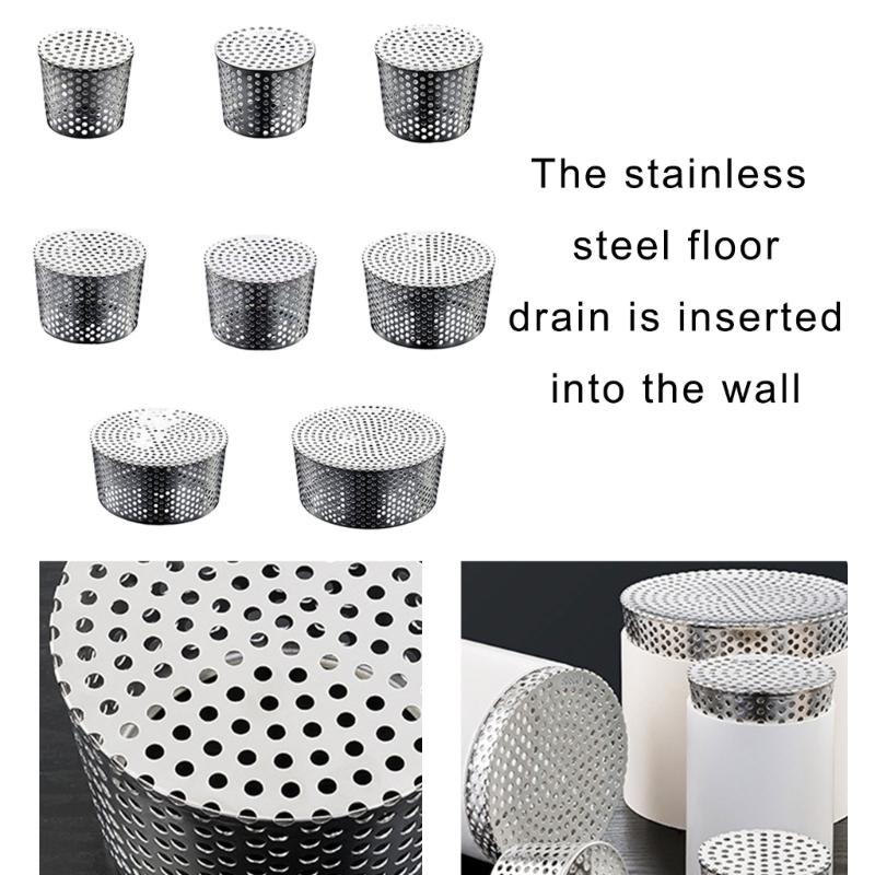 Zewnętrzny Ociekacz Wodny Stalowa Osłona Powierzchnie Wentylowane Mała Instalacja Odpływ Podłogowy Bariera dla Zwierząt dla Rur Odpływowych