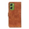 KHAZNEH For Motorola Moto G06 4G Case PU Leather Retro Texture Phone Cover
