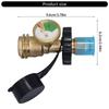 Quick Connection Propane Level Indicators Suitable For 5-100LB Tanks, Outdoor Cooking and Heating Campers And BBQ Grills