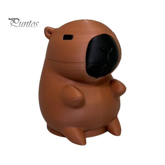 Capybara Anhängerkupplungsabdeckung 3D Gedruckte Abdeckung, Dekorative Anhänger Staubkappe, 50mm Anhängerkupplungsschutz, Wohnmobil LKW Zubehör Geländewagen