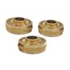 3 Pieces Tuba Valve Brass Instrument Piston Button Cap Covers Trombone Metal Parts Replacement