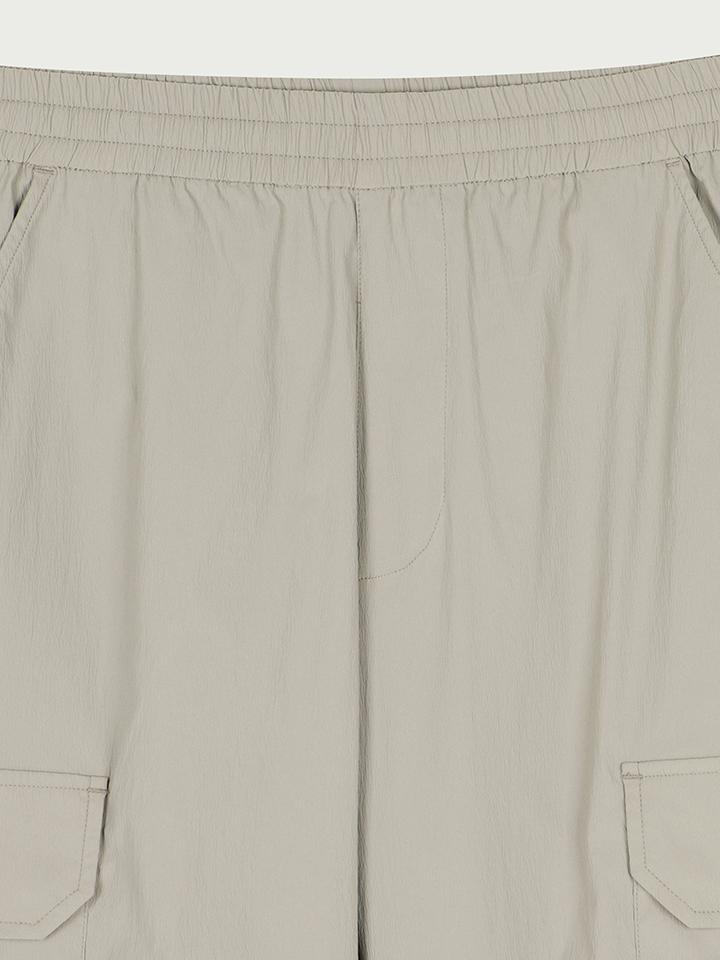 HANGTEN Unisex Stretch Cargo Wide Pants_130(10570-050-401-41)