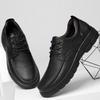 Big Size 38-47 Mens Tooling Business Oxford For Men Genuine Leather Luxury Brand Men'S Shoes Casual Lace-Up Dress Formal Loafers