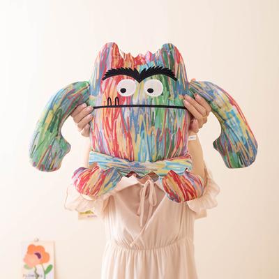 Cartoon Netter Lustiger Dämon Big Mouth Monster Plüschtiere Gefüllte Anime Farbpuppen Für Kinder Geburtstag Halloween Party Geschenke