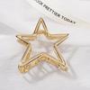 Fashion Metal Hollow Star Pentagram Star Hair Claws Sweet Cool Charm Trend Hair Clip for Women Y2k Hair Accessories