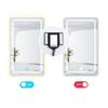Single Touch On/Off LED Light High Voltage Mirror Touch Switch for AC 220V LED Light