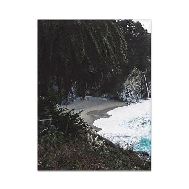 

Скандинавский постер с морским пейзажем, риф, океан, картины на стене, печать на холсте для спальни, домашний интерьер, скандинавские декоративные картины 21*30cm