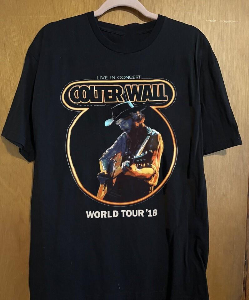 Colter Wall Live In Concert Unisex T-skjorte Full Størrelse UU1072