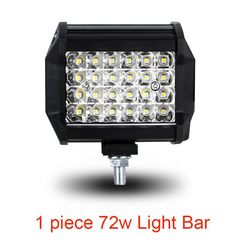 4/ 7 Inch 120W Combo Off Road Led Light Bars Spot Flood Beam for Work Driving Offroad Boat Car Tractor Truck 4x4 SUV ATV 12V 24V
